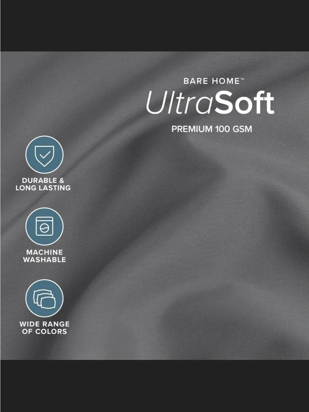 Soft Gray Sheet Set - Luxury Microfiber Bedding